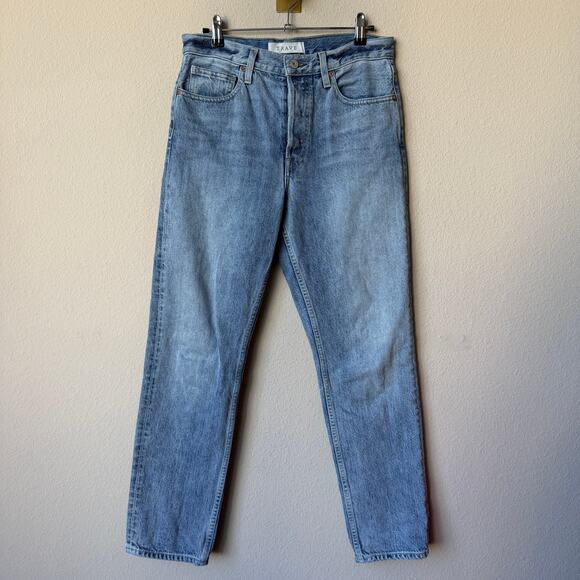 Trave Constance Straight Tapered Denim Jeans Size 28 - Picture 2 of 7